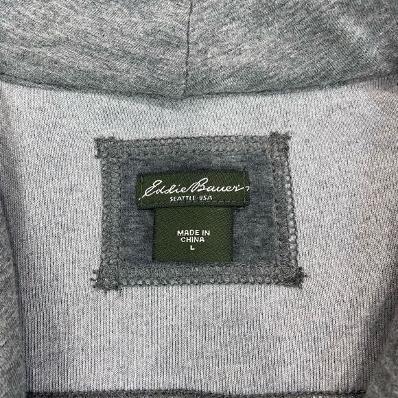 EDDIE BAUER Cotton Velvet Sweatshirt Jacket - Picture 5 of 8